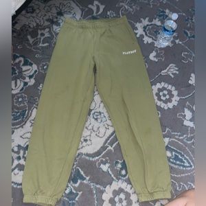 Playboy by PacSun Green Sweatpants